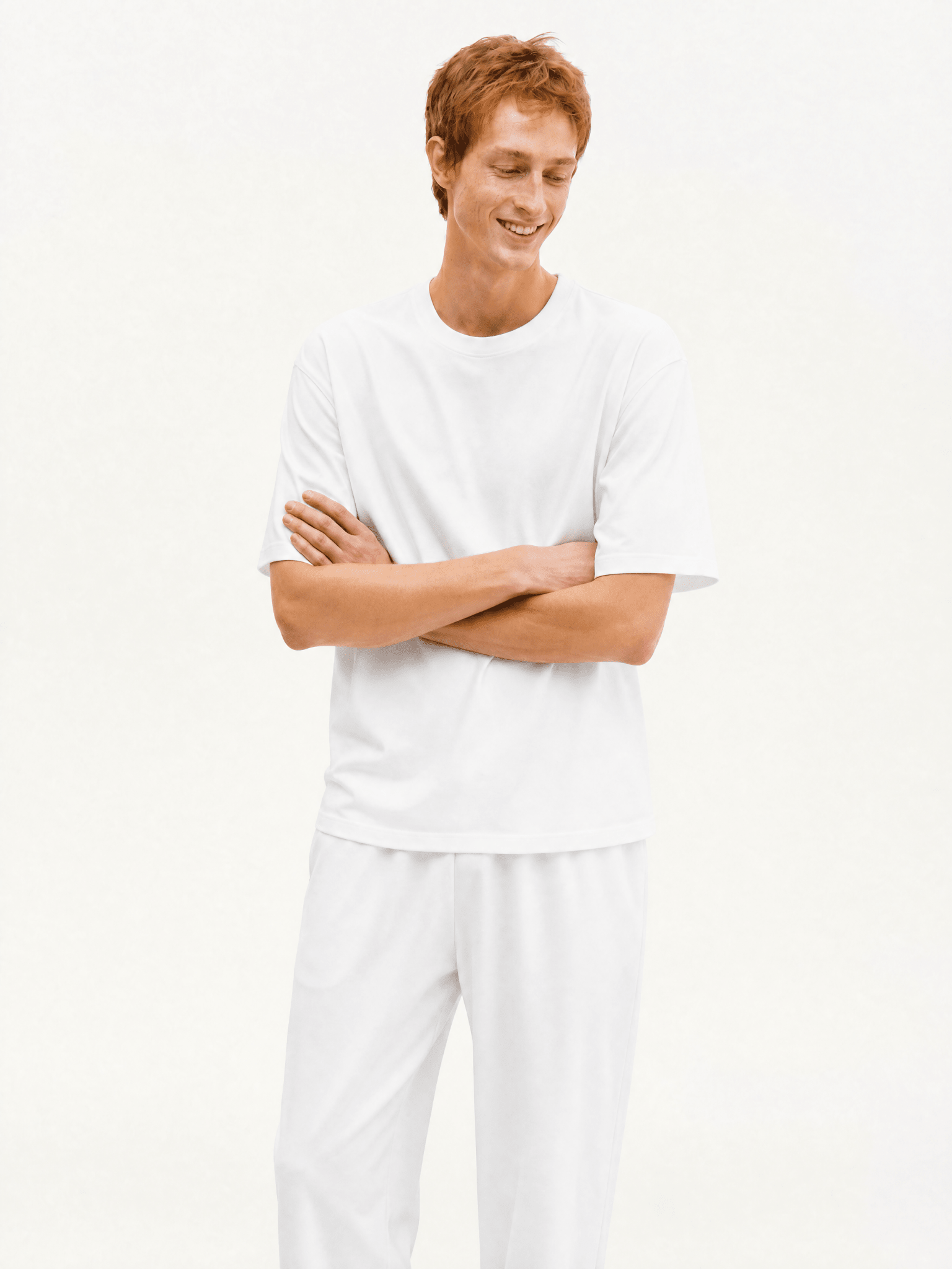 Supima Tee White Front-3