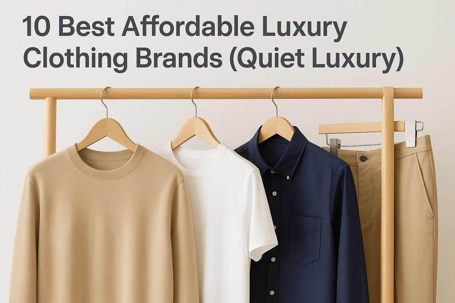 10 Best Affordable Luxury Clothing Brands (Quiet Luxury) - Somnad