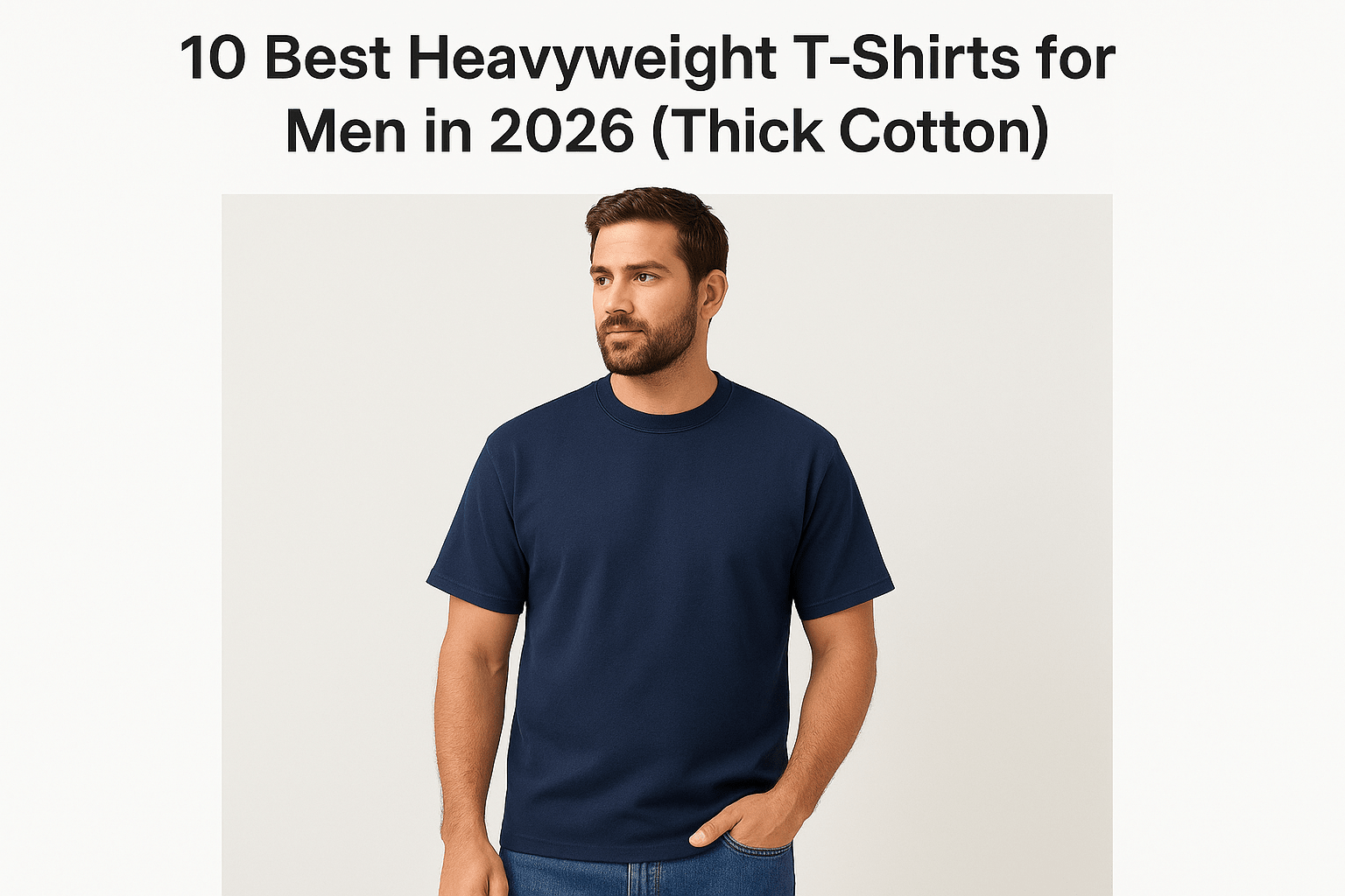 10 Best Heavyweight T-Shirts for Men in 2026 (Thick Cotton) - Somnad