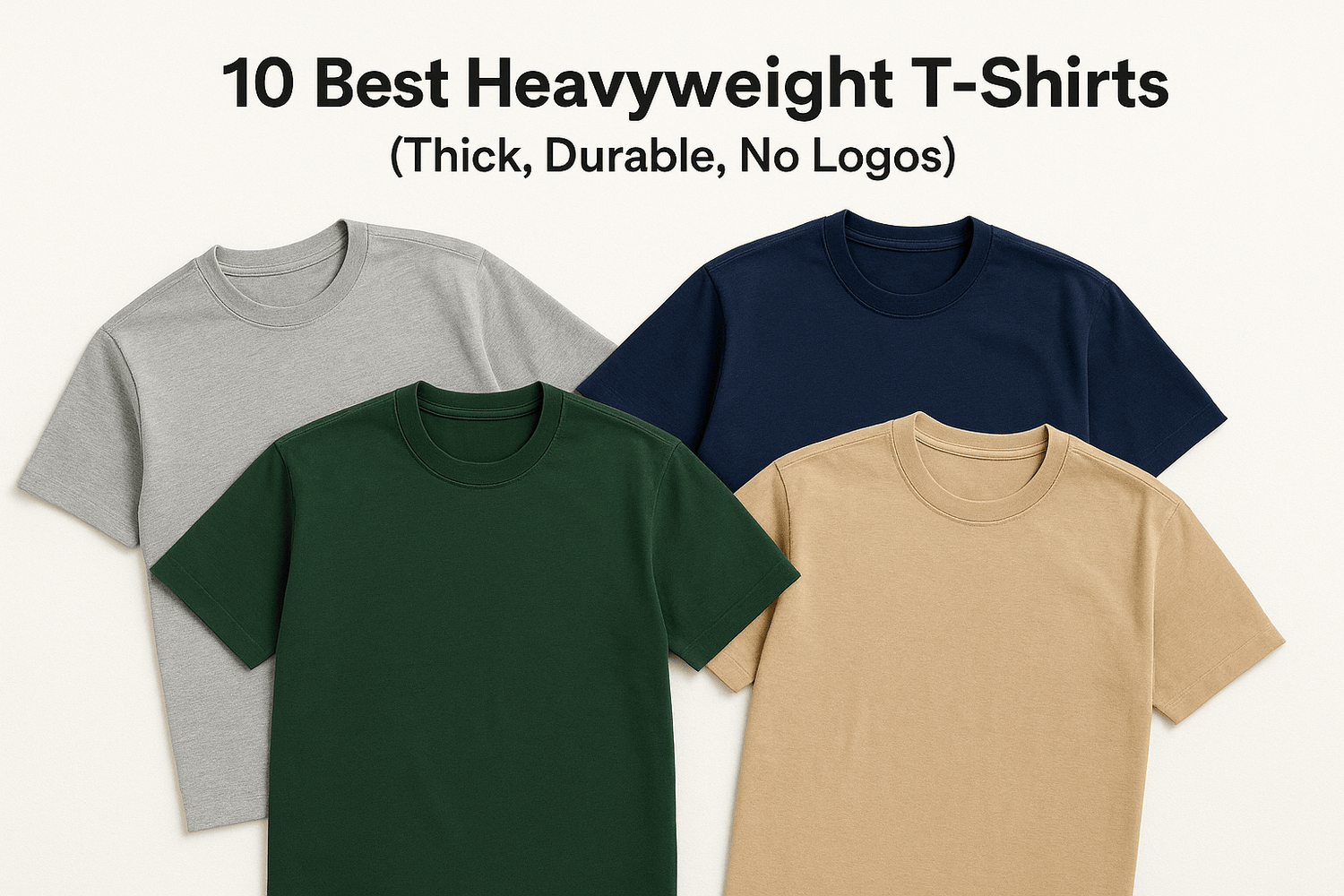 10 Best Heavyweight T-Shirts (Thick, Durable, No Logos) - Somnad