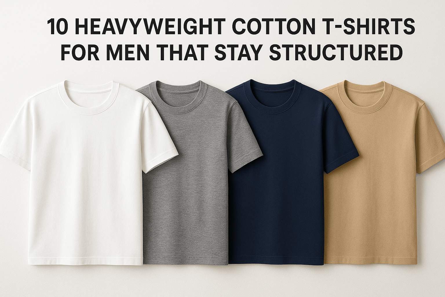 10 Heavyweight Cotton T-Shirts for Men That Stay Structured - Somnad