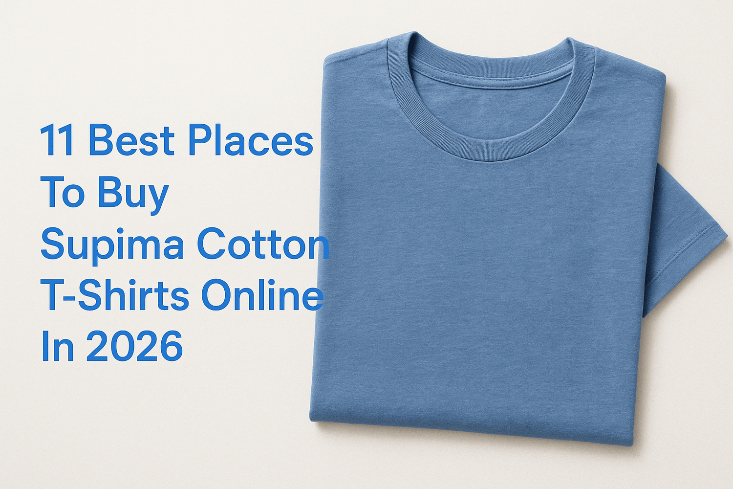 11 Best Places To Buy Supima Cotton T-Shirts Online In 2026 - Somnad
