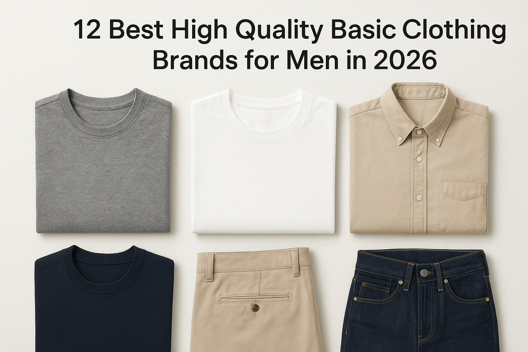 12 Best High Quality Basic Clothing Brands for Men in 2026 - Somnad