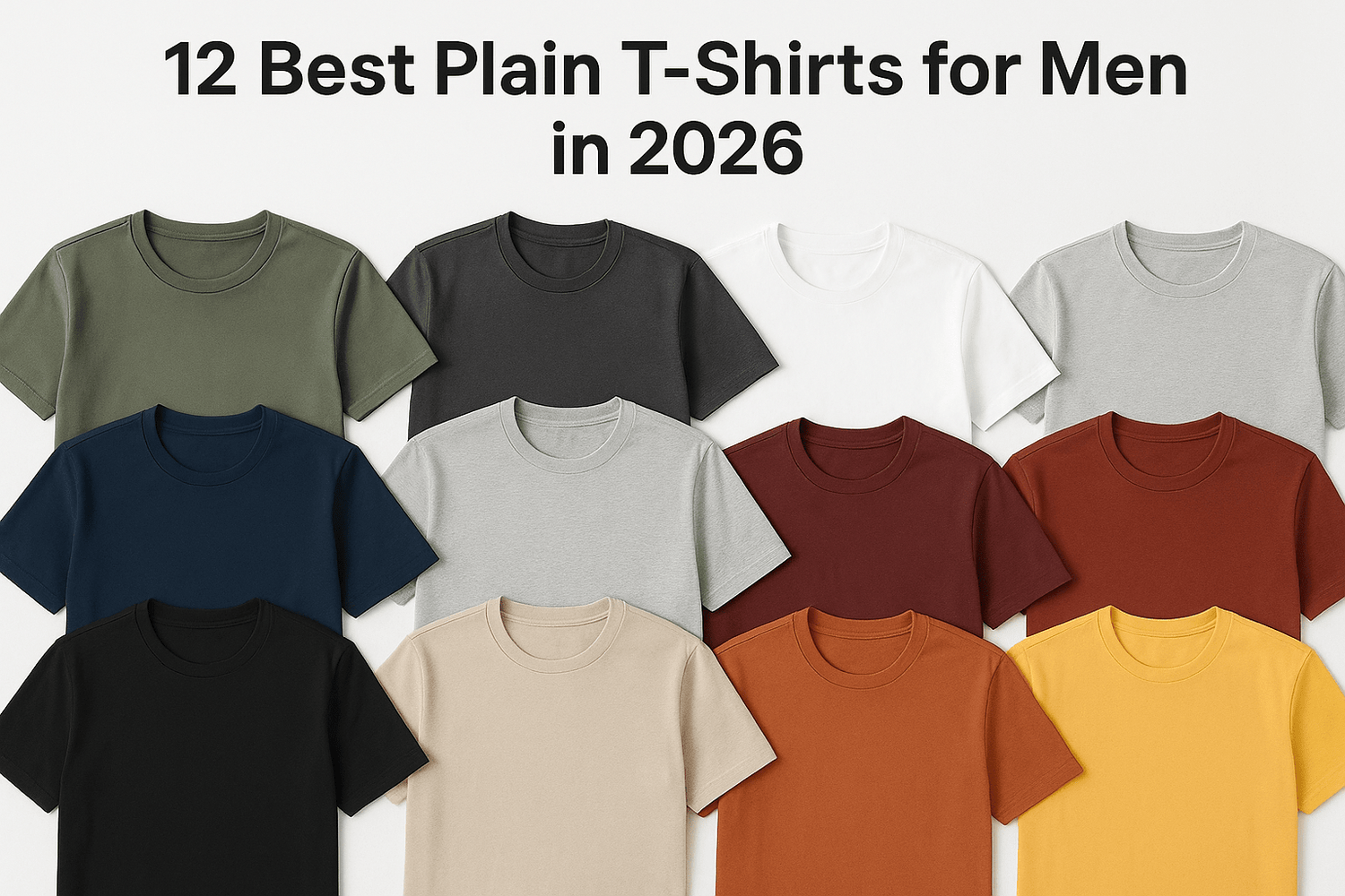 12 Best Plain T-Shirts for Men in 2026 - Somnad