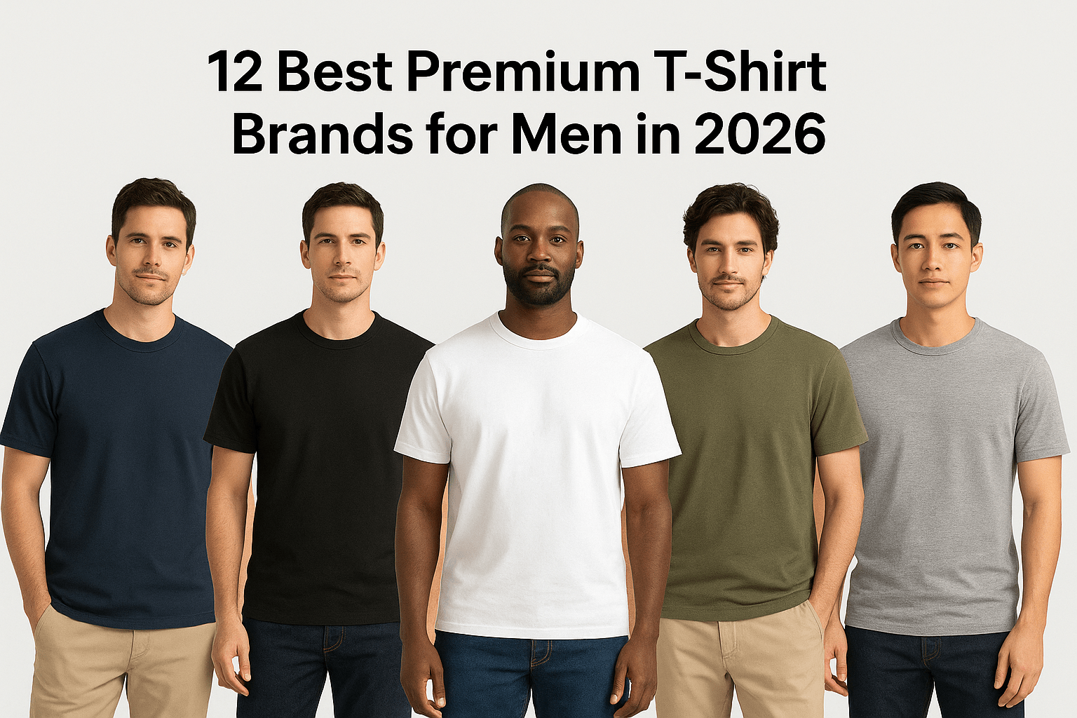 12 Best Premium T-Shirt Brands for Men in 2026 - Somnad