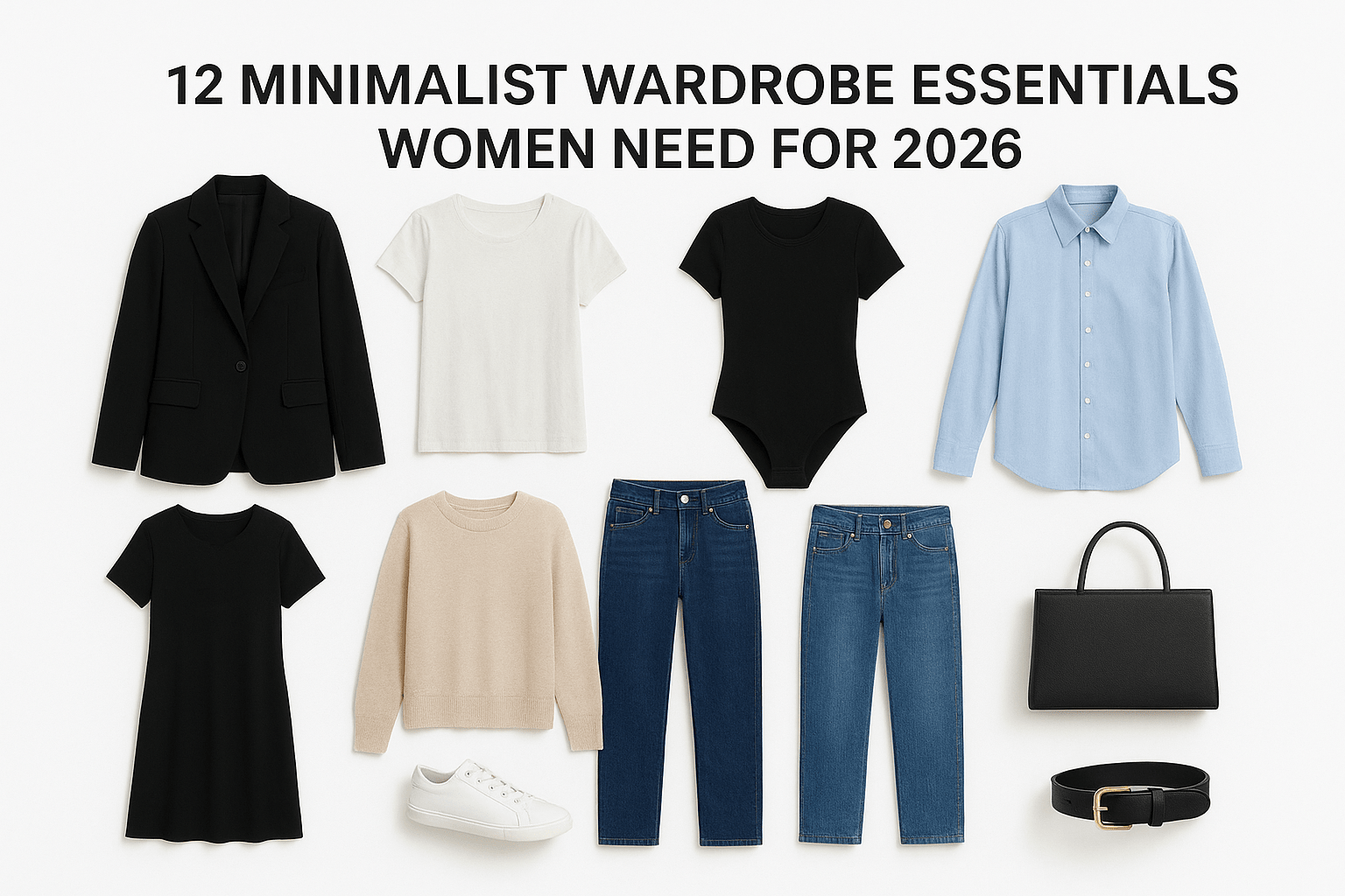 12 Minimalist Wardrobe Essentials Women Need for 2026 - Somnad