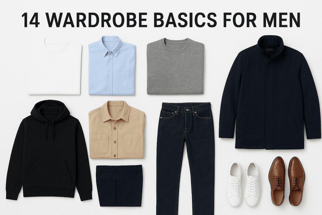 14 Wardrobe Basics for Men: The Minimalist Checklist - Somnad