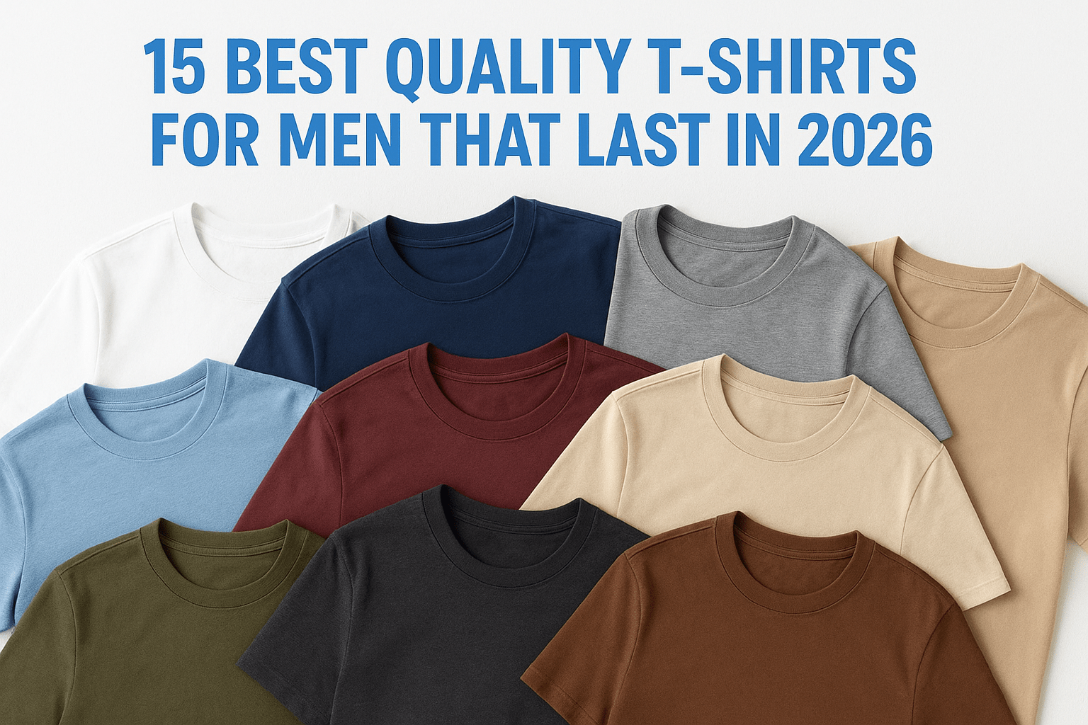 15 Best Quality T-Shirts For Men That Last In 2026 - Somnad