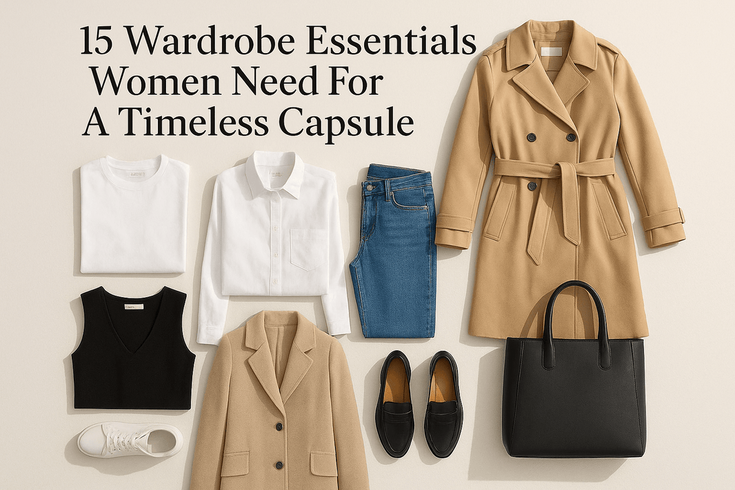 15 Wardrobe Essentials Women Need For A Timeless Capsule - Somnad