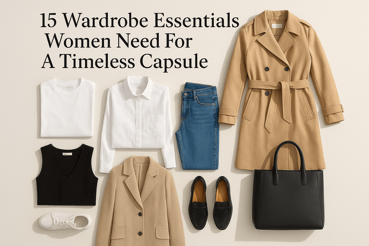 15 Wardrobe Essentials Women Need For A Timeless Capsule - Somnad