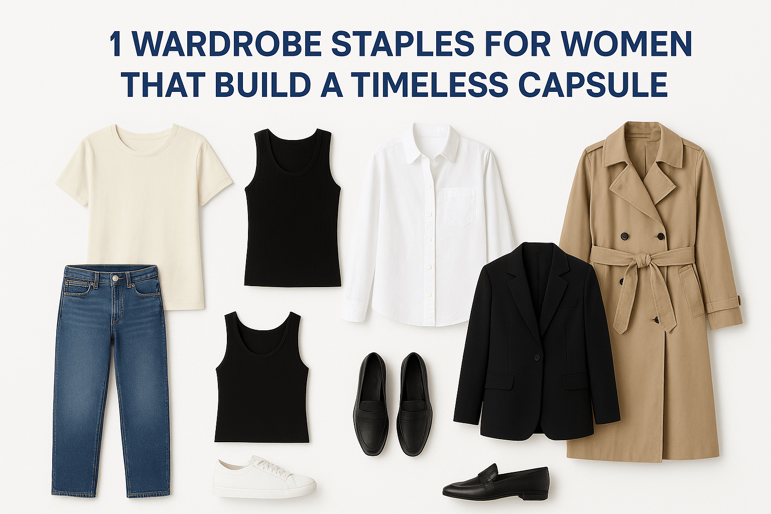 15 Wardrobe Staples for Women That Build a Timeless Capsule - Somnad