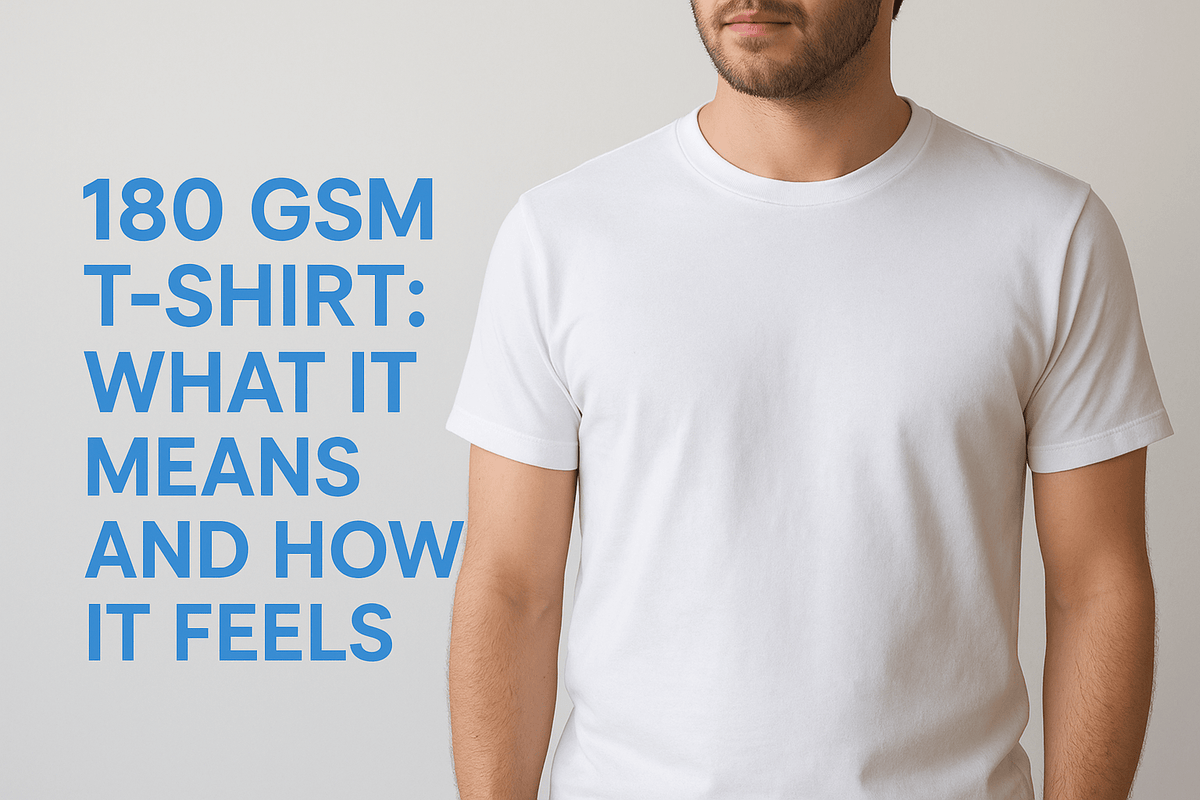 180 GSM T-Shirt: What It Means and How It Feels - Somnad