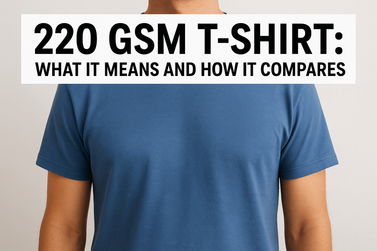 220 GSM T-Shirt: What It Means and How It Compares - Somnad
