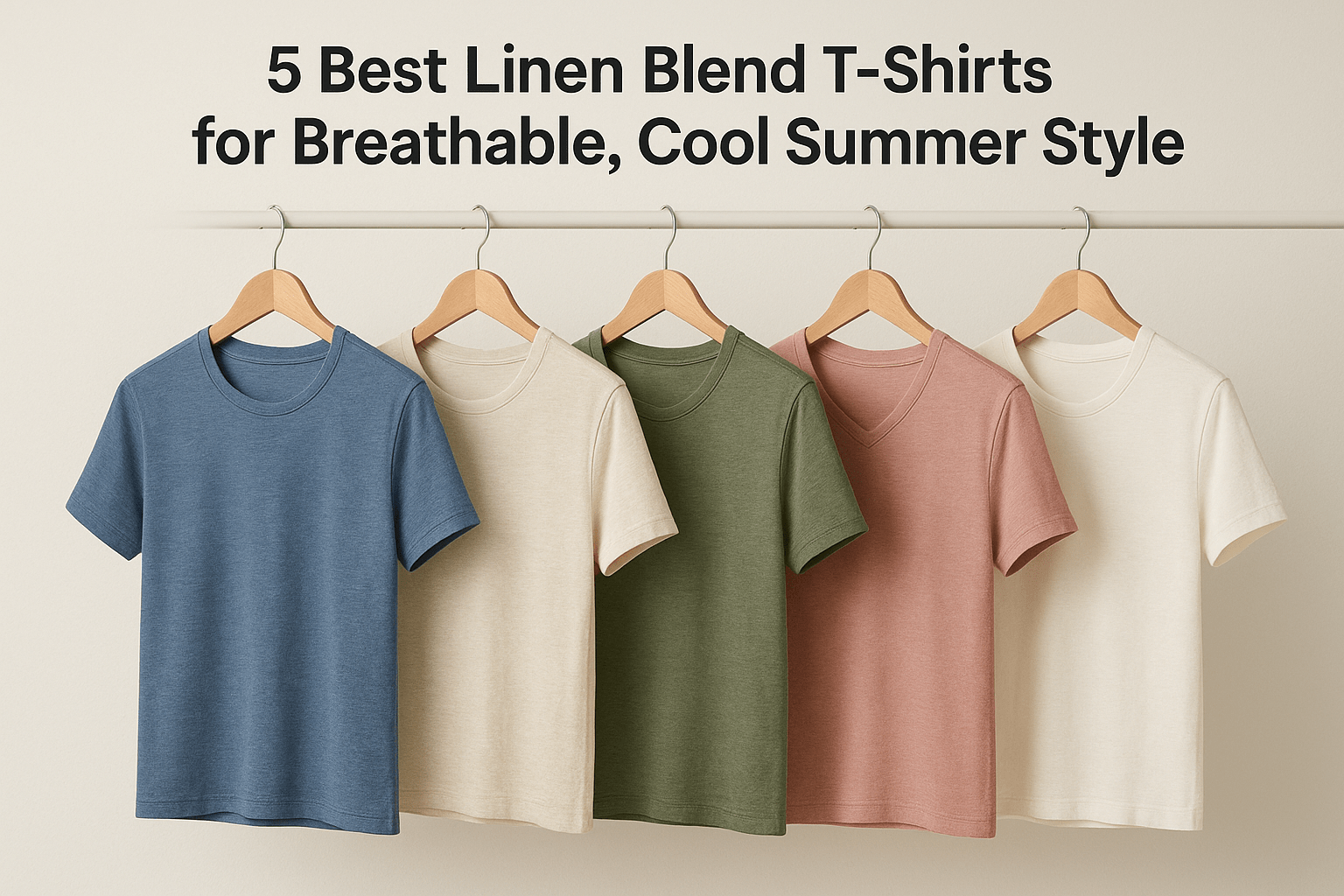 5 Best Linen Blend T-Shirts for Breathable, Cool Summer Style - Somnad