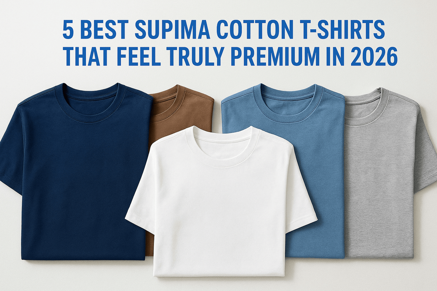 5 Best Supima Cotton T-Shirts That Feel Truly Premium In 2026 - Somnad