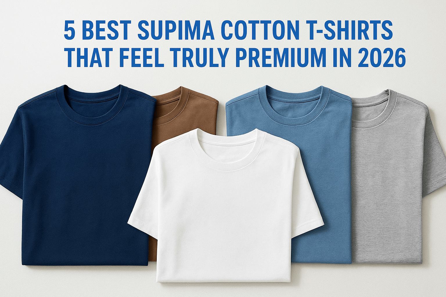 5 Best Supima Cotton T-Shirts That Feel Truly Premium In 2026 - Somnad
