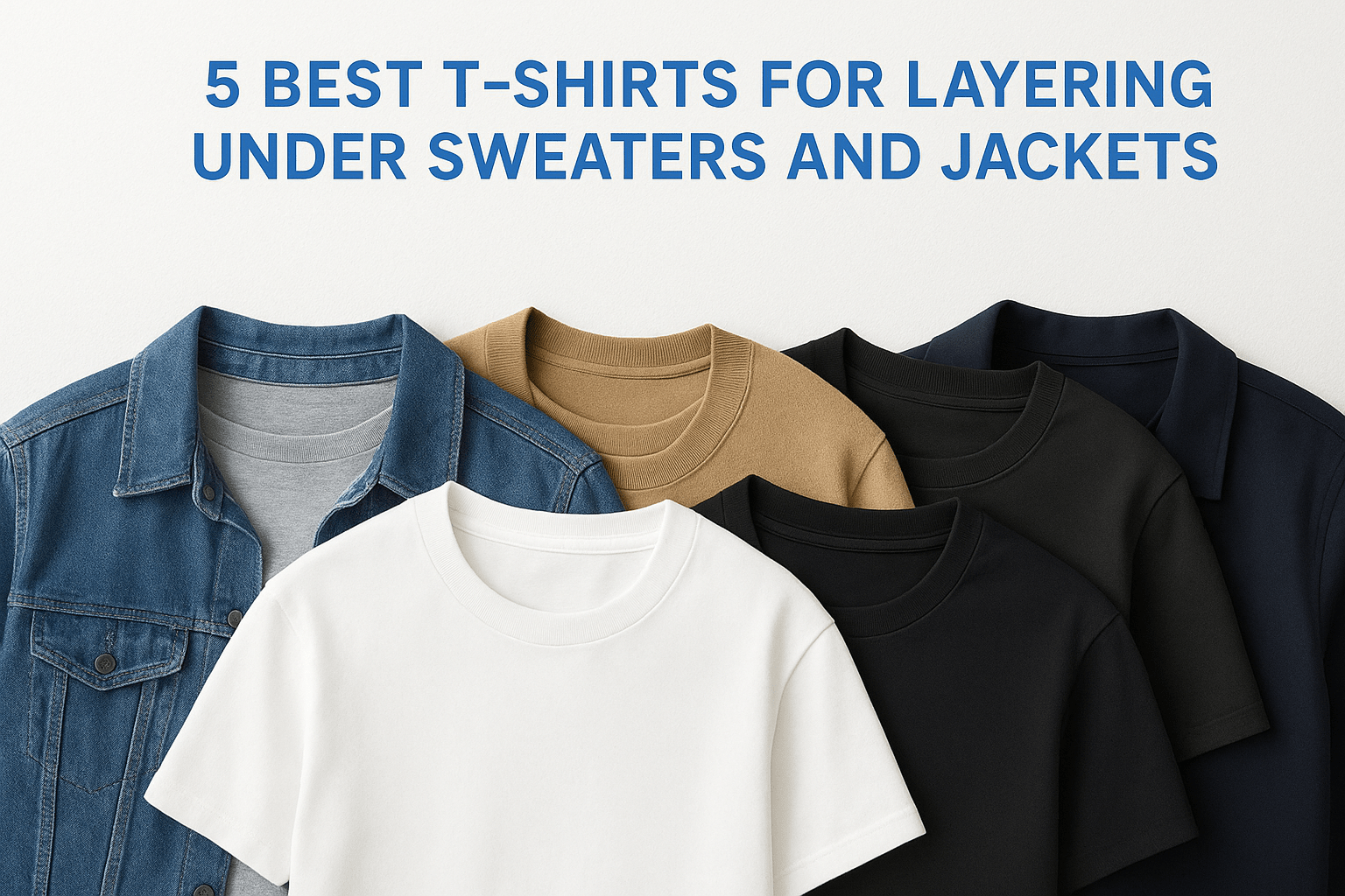 5 Best T-Shirts For Layering Under Sweaters And Jackets - Somnad