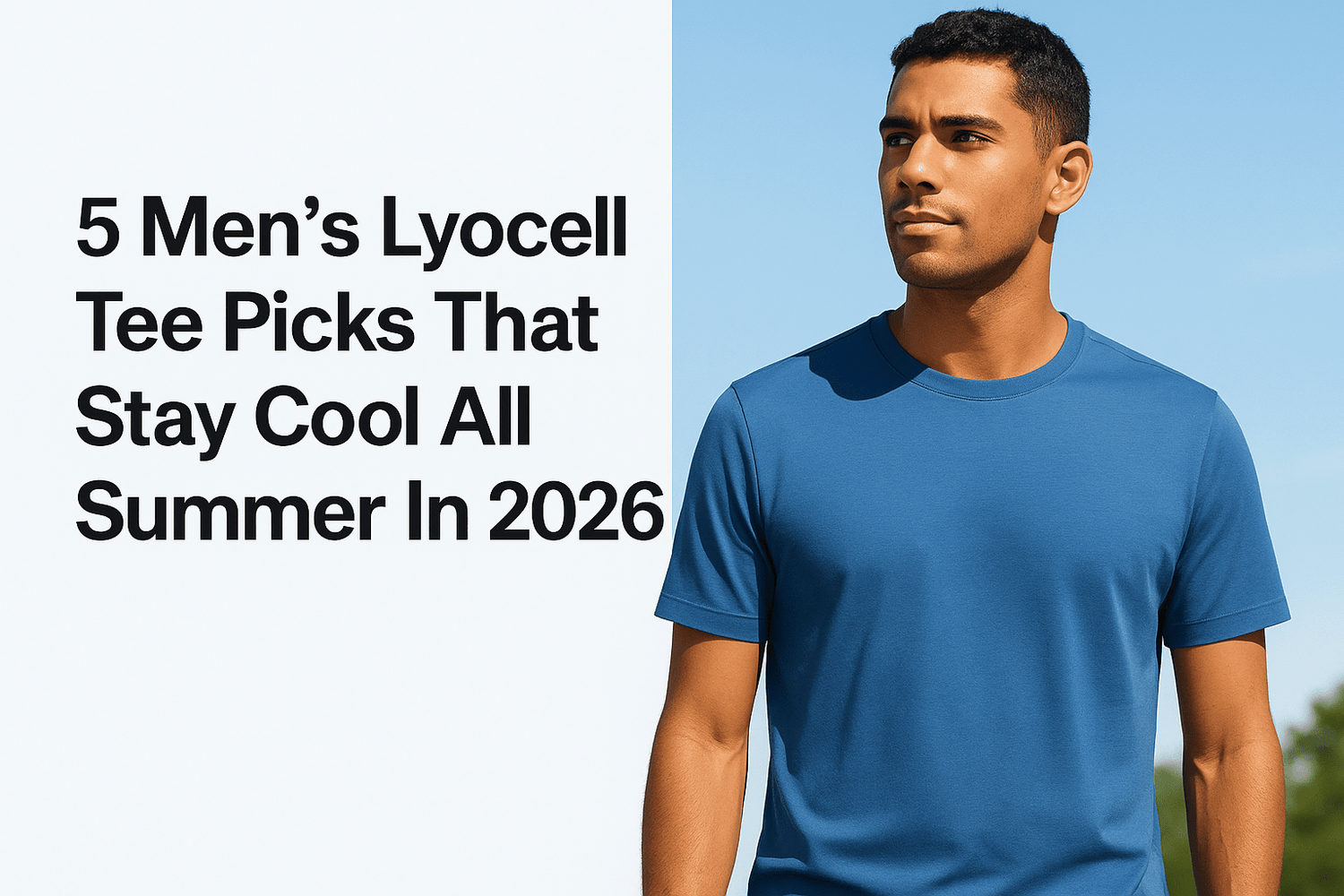 5 Men’s Lyocell Tee Picks That Stay Cool All Summer In 2026 - Somnad