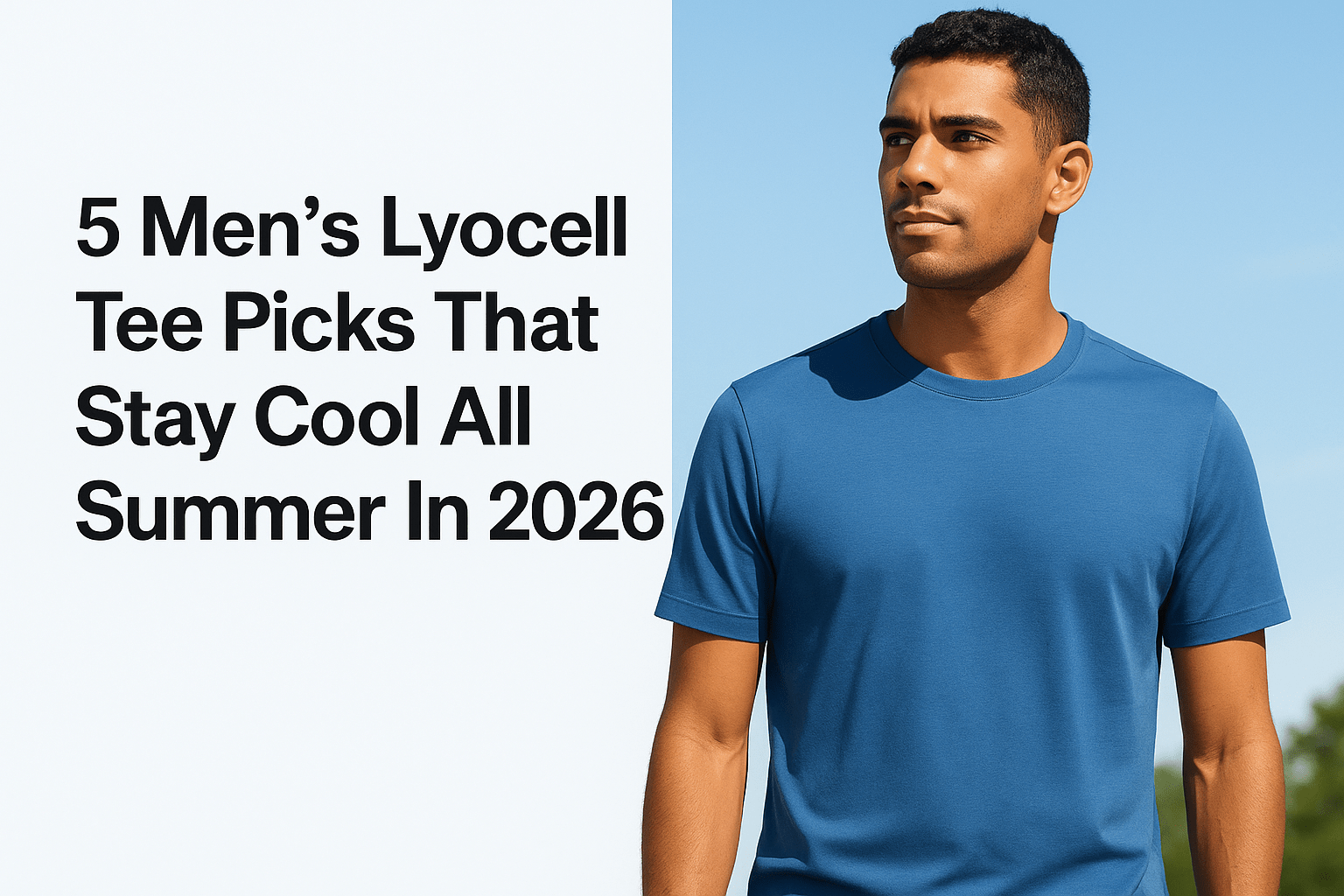 5 Men’s Lyocell Tee Picks That Stay Cool All Summer In 2026 - Somnad