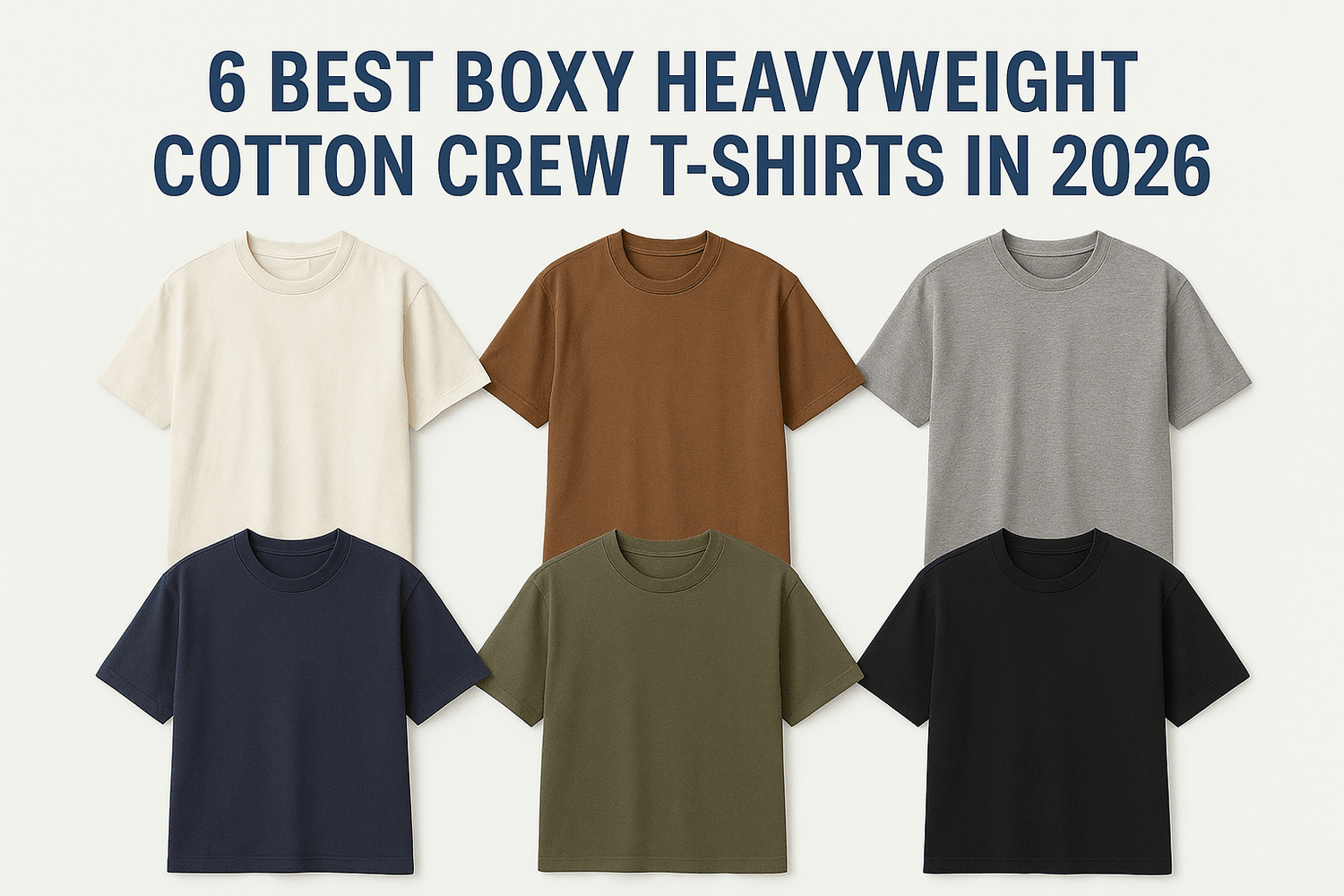 6 Best Boxy Heavyweight Cotton Crew T-Shirts in 2026 - Somnad