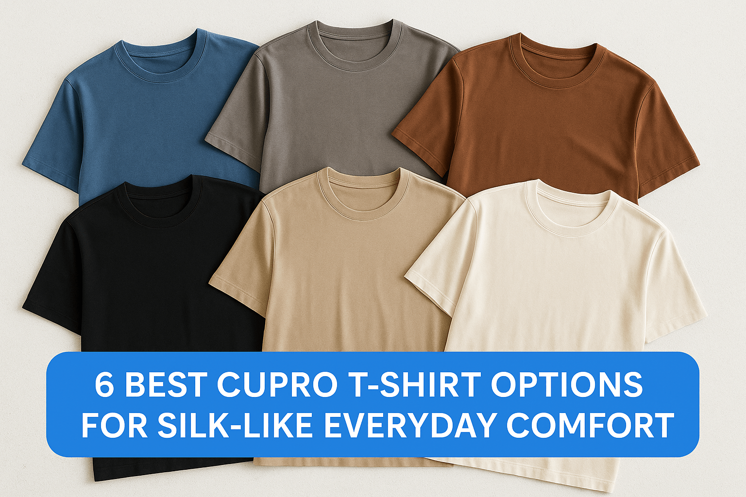 6 Best Cupro T-Shirt Options for Silk-Like Everyday Comfort - Somnad