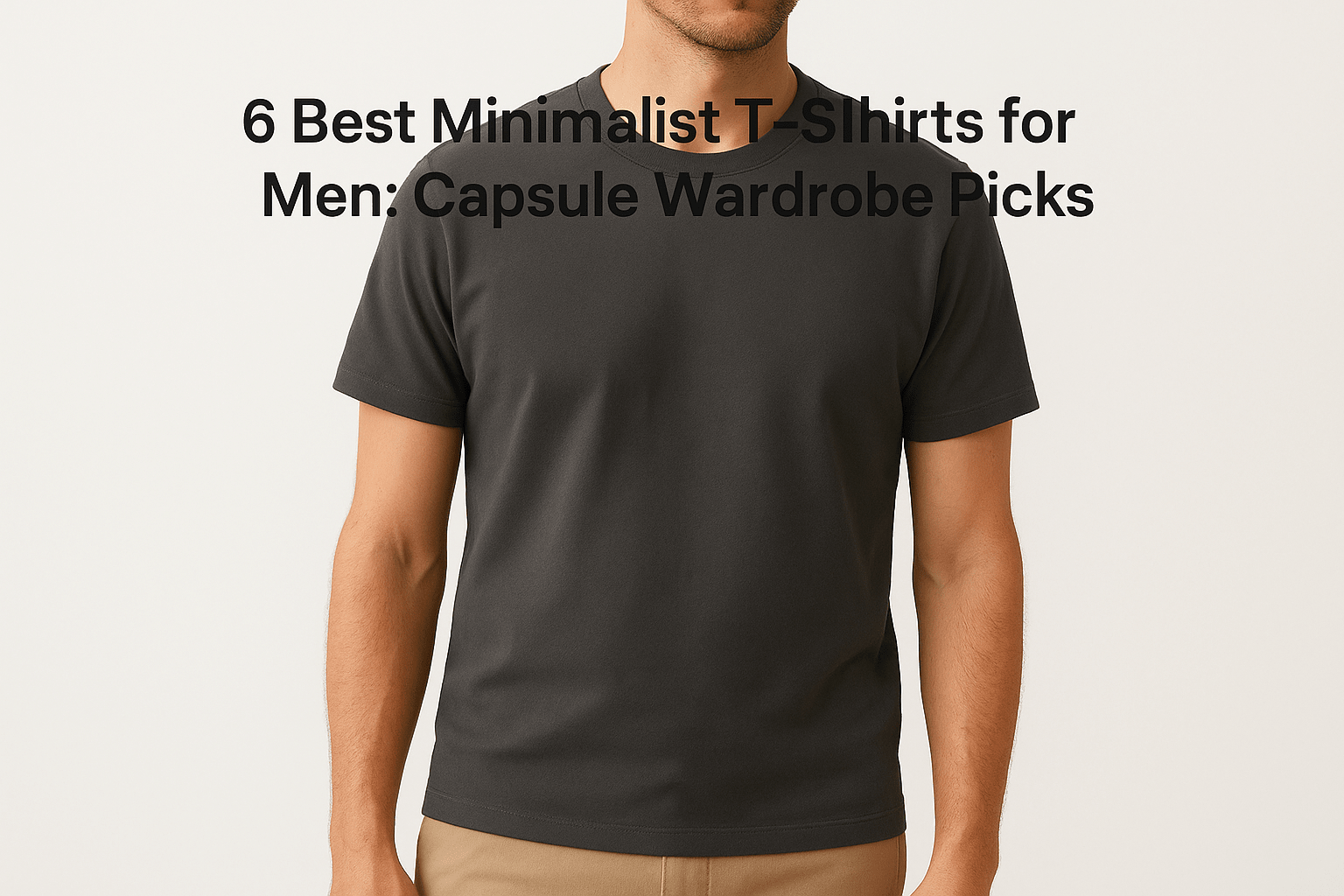 6 Best Minimalist T-Shirts for Men: Capsule Wardrobe Picks - Somnad