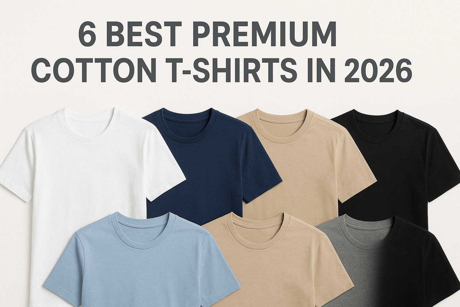 6 Best Premium Cotton T-Shirts in 2026 - Somnad