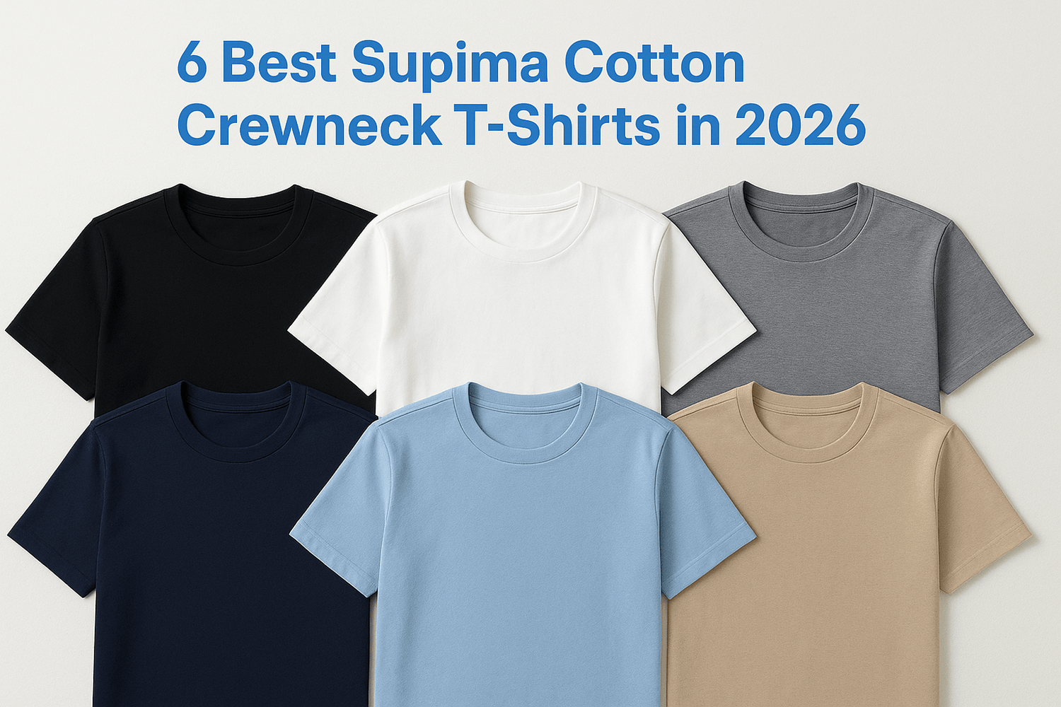 6 Best Supima Cotton Crewneck T-Shirts in 2026 - Somnad