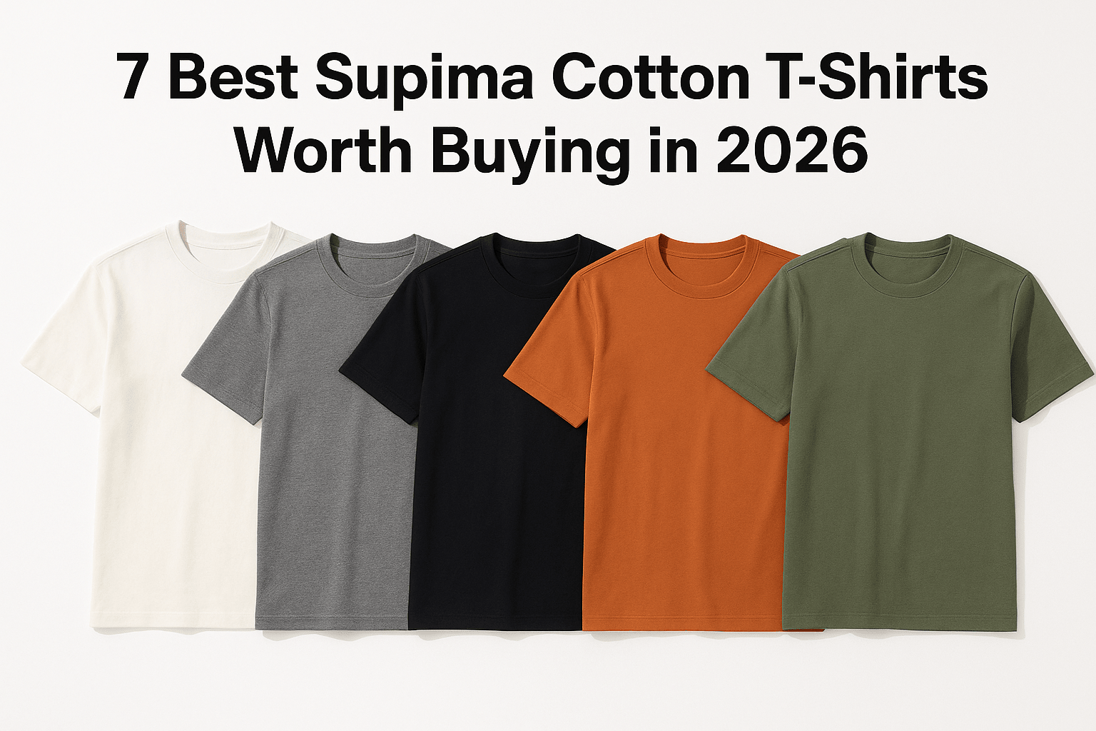 7 Best Supima Cotton T-Shirts Worth Buying in 2026 - Somnad