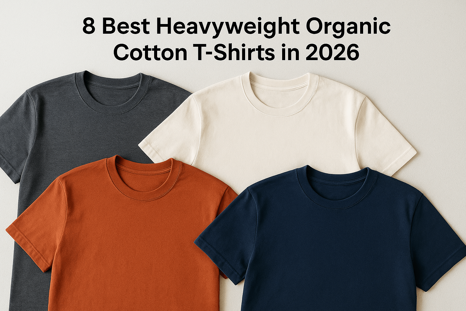 8 Best Heavyweight Organic Cotton T-Shirts in 2026 - Somnad