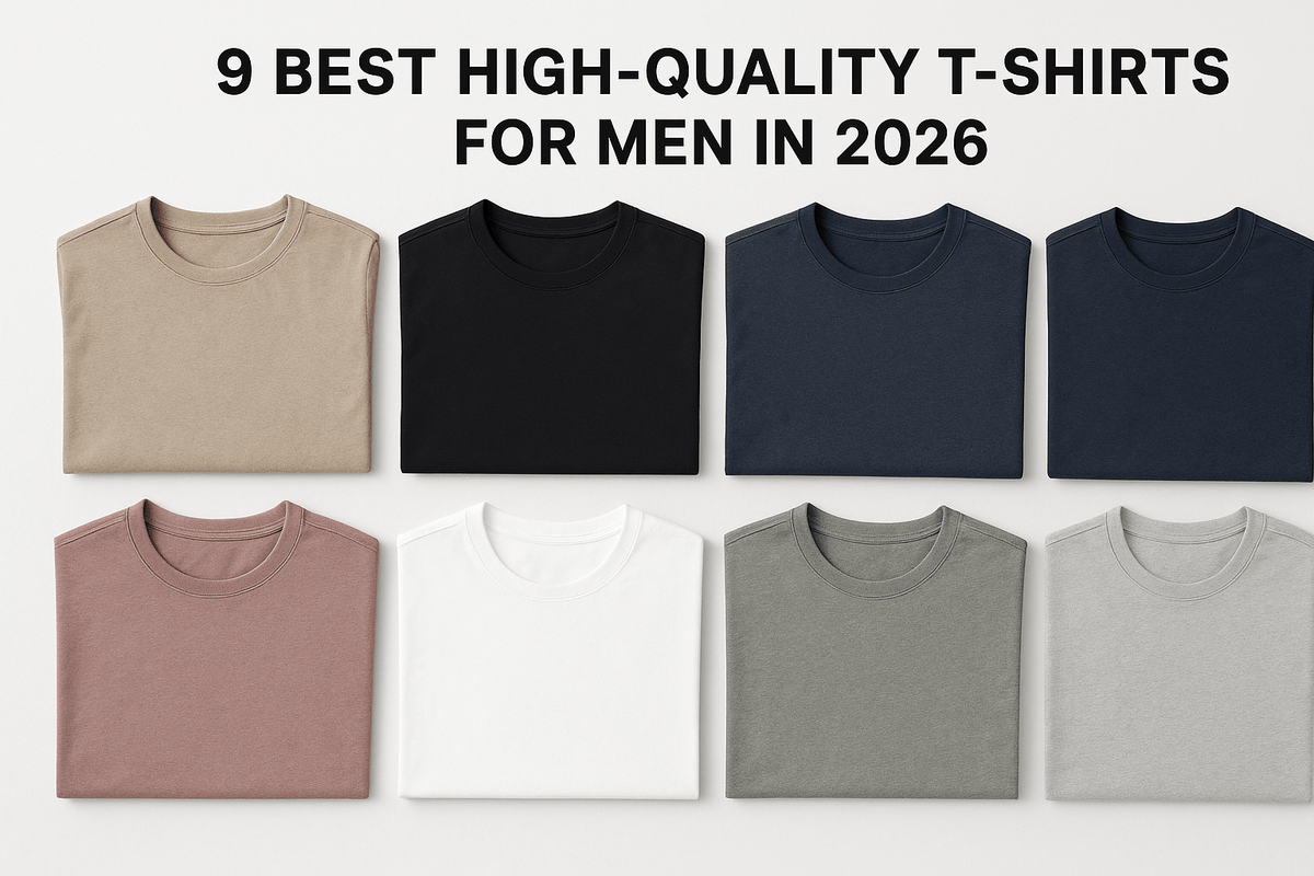 9 Best High-Quality T-Shirts for Men in 2026 - Somnad