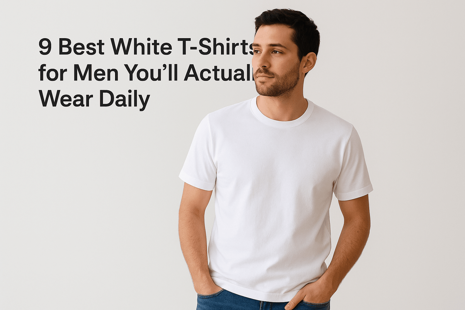 9 Best White T-Shirts for Men You’ll Actually Wear Daily - Somnad