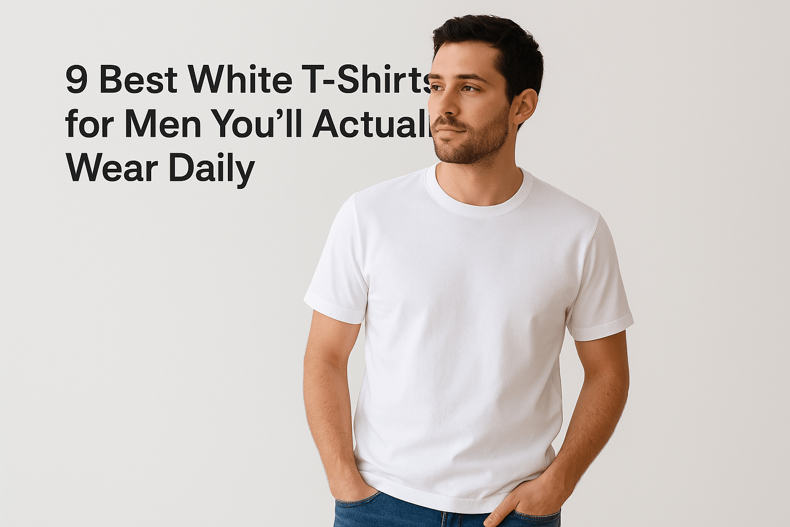 9 Best White T-Shirts for Men You’ll Actually Wear Daily - Somnad