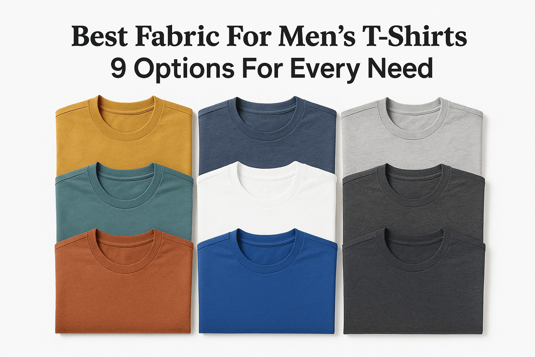 Best Fabric For Men's T-Shirts: 9 Options For Every Need - Somnad