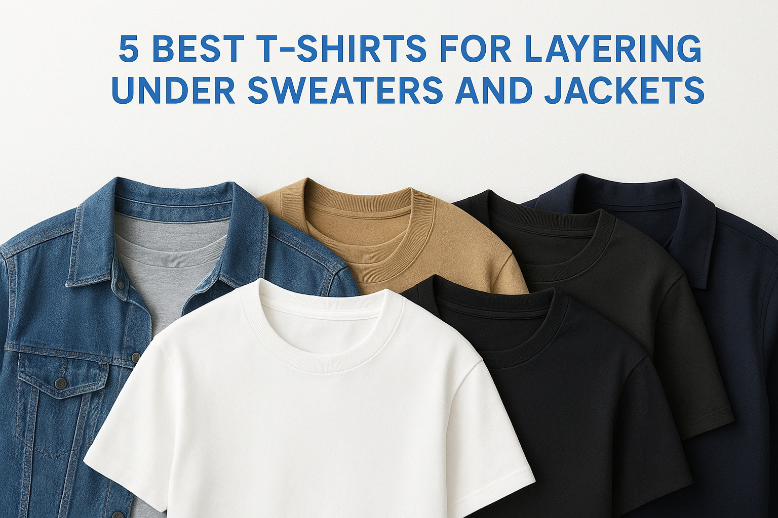 5 Best T-Shirts For Layering Under Sweaters And Jackets