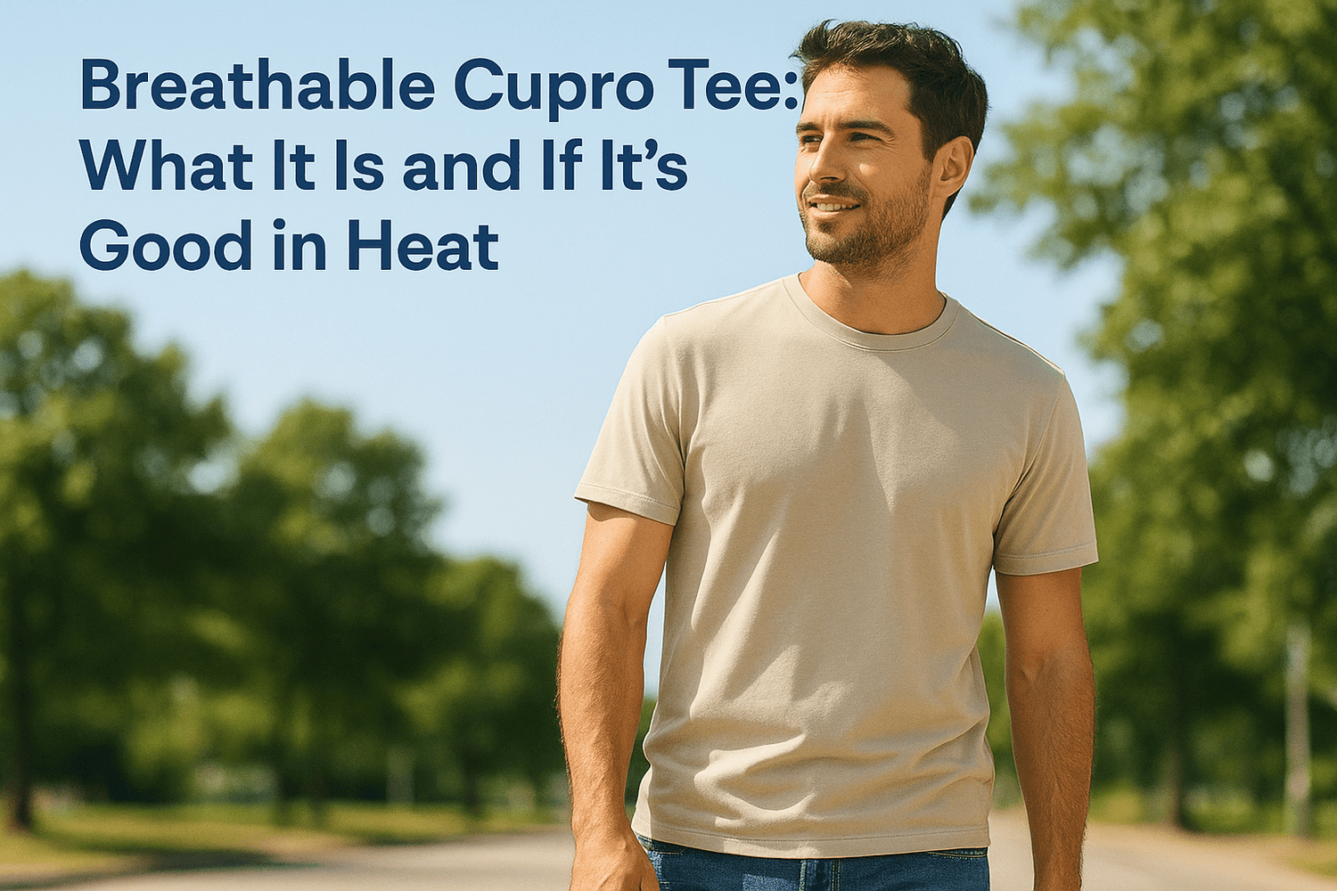 Breathable Cupro Tee: What It Is and If It’s Good in Heat - Somnad