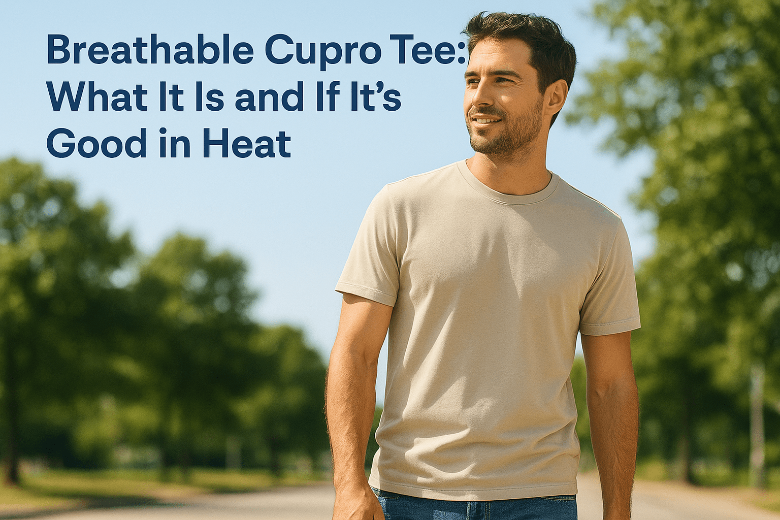 Breathable Cupro Tee: What It Is and If It’s Good in Heat - Somnad