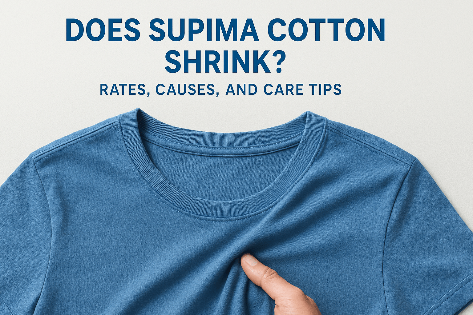 Does Supima Cotton Shrink? Rates, Causes, And Care Tips - Somnad