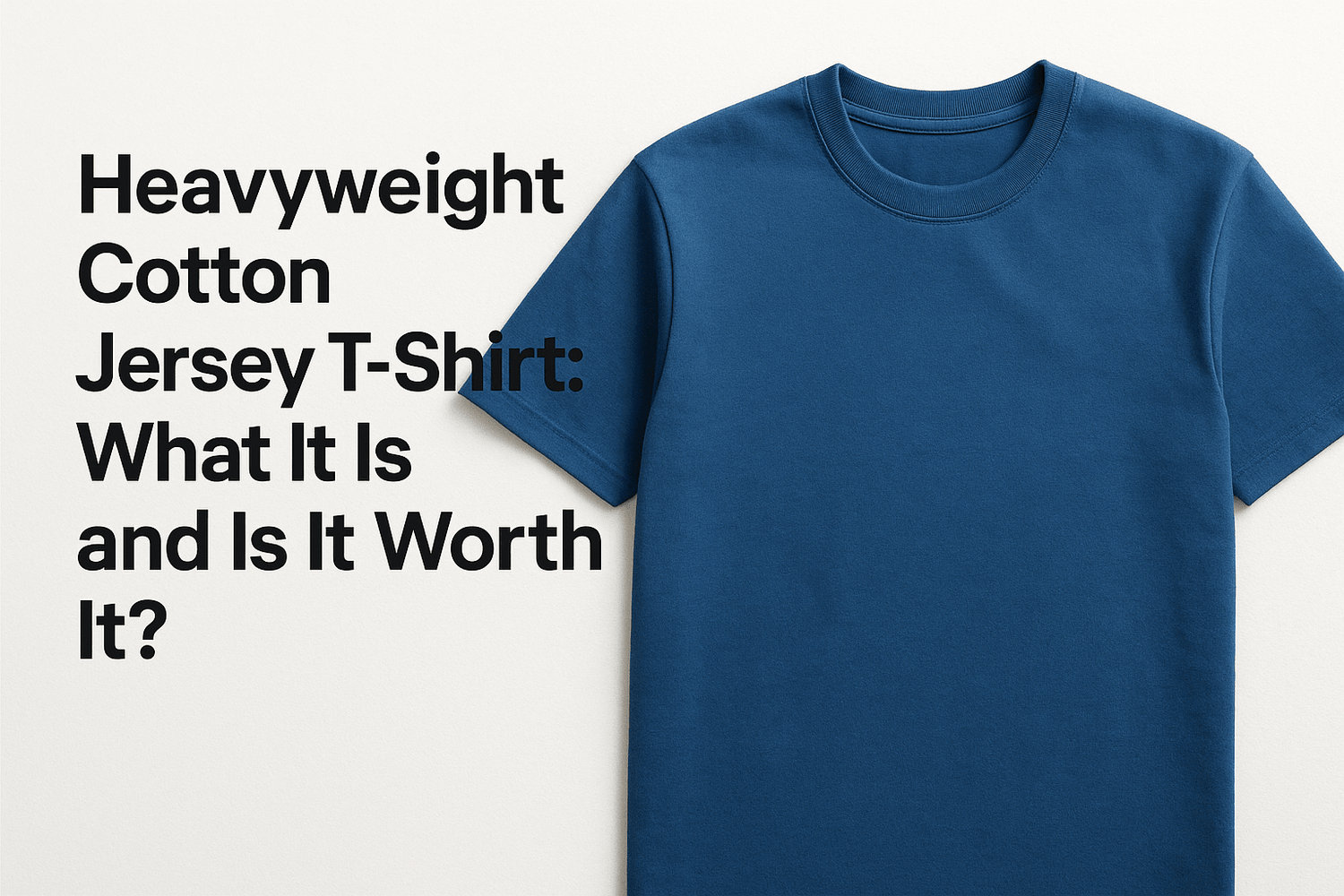 Heavyweight Cotton Jersey T-Shirt: What It Is and Is It Worth It? - Somnad