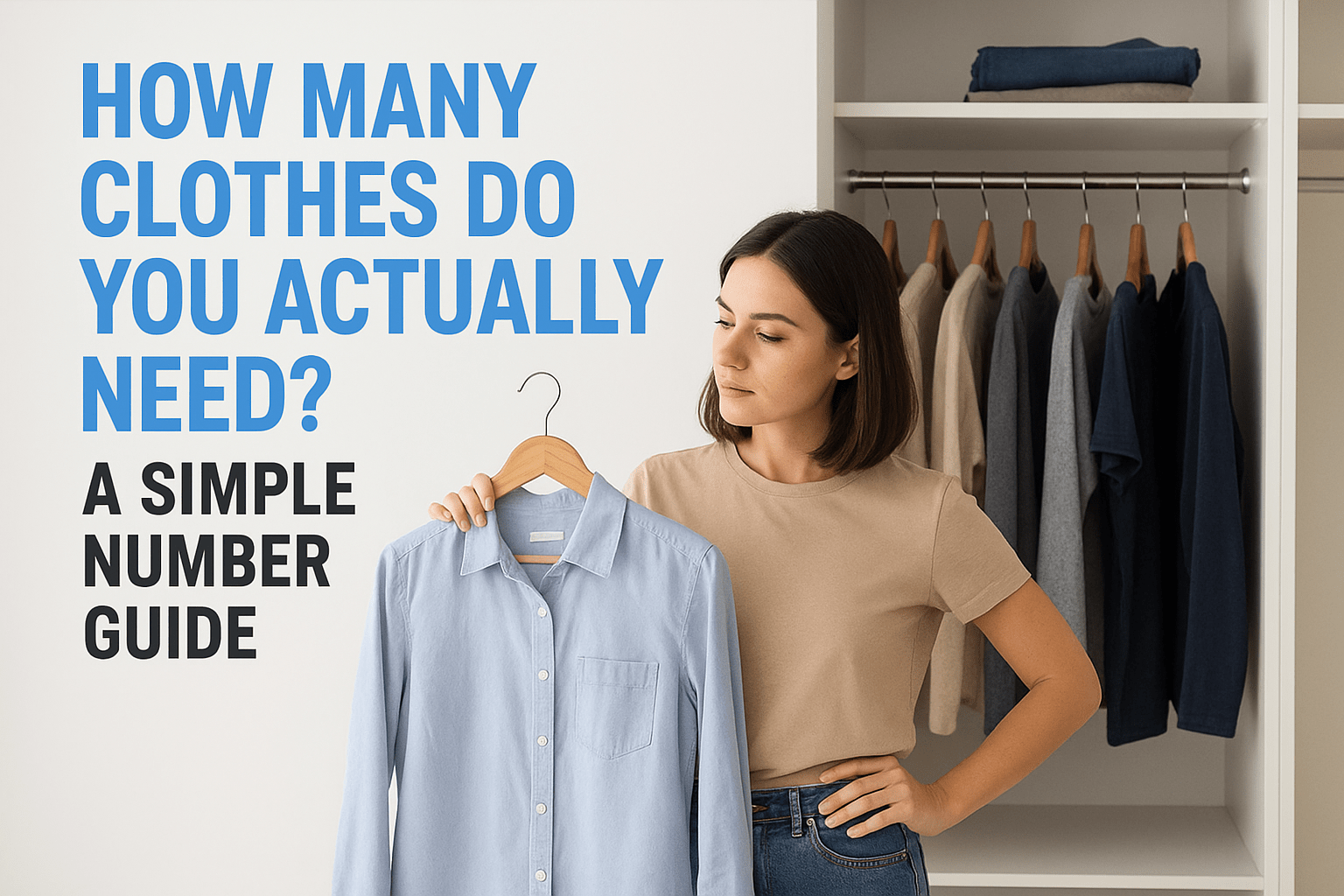 How Many Clothes Do You Actually Need? A Simple Number Guide - Somnad