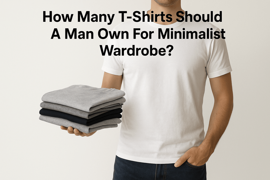 How Many T-Shirts Should A Man Own For Minimalist Wardrobe? - Somnad