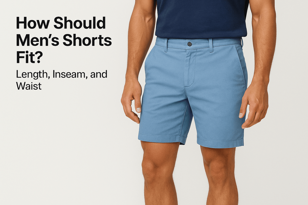How Should Men's Shorts Fit? Length, Inseam, and Waist - Somnad