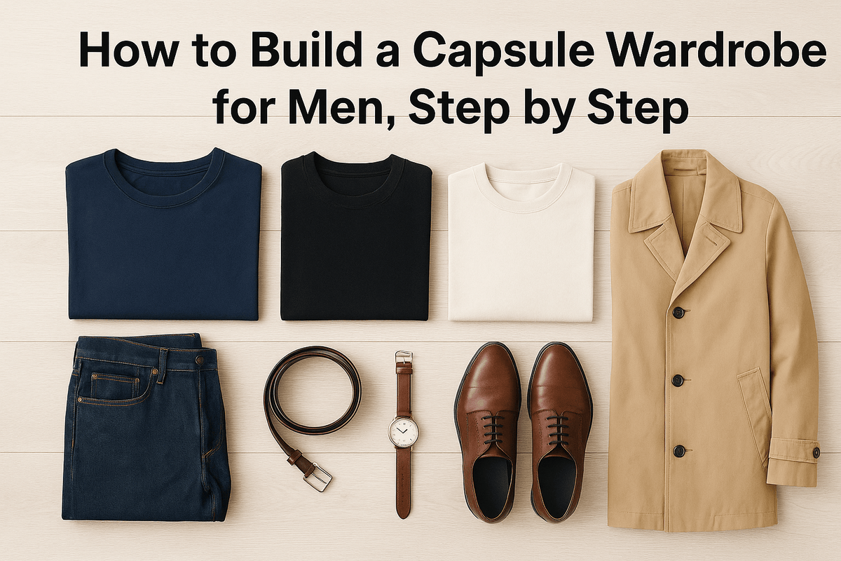 How to Build a Capsule Wardrobe for Men, Step by Step - Somnad