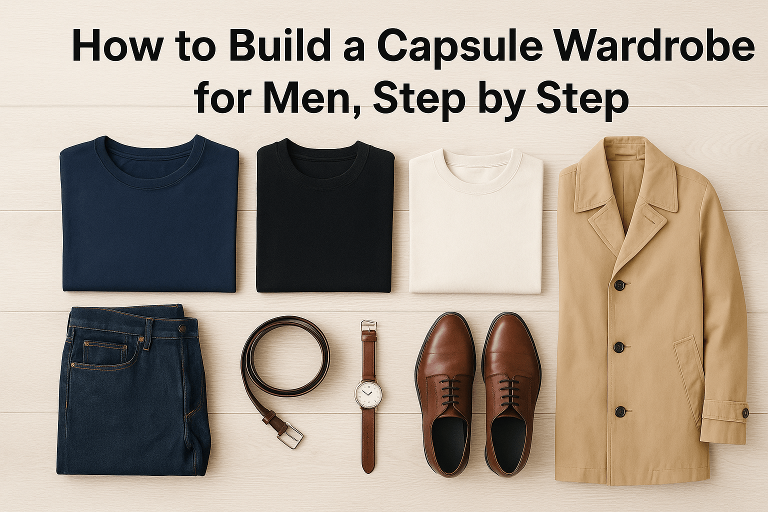 How to Build a Capsule Wardrobe for Men, Step by Step - Somnad