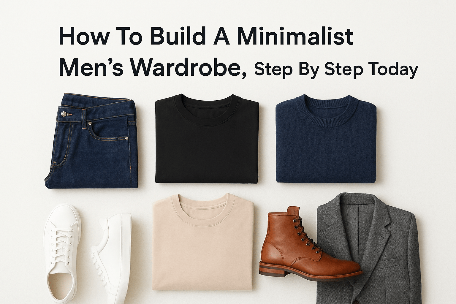How To Build A Minimalist Men’s Wardrobe, Step By Step Today - Somnad