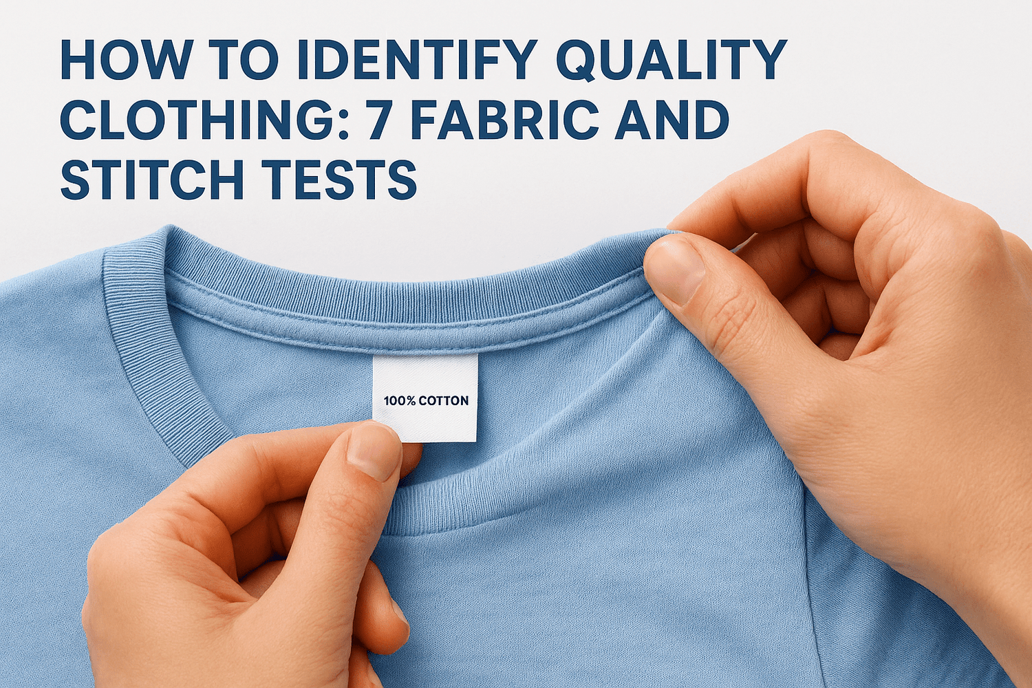 How To Identify Quality Clothing: 7 Fabric And Stitch Tests - Somnad