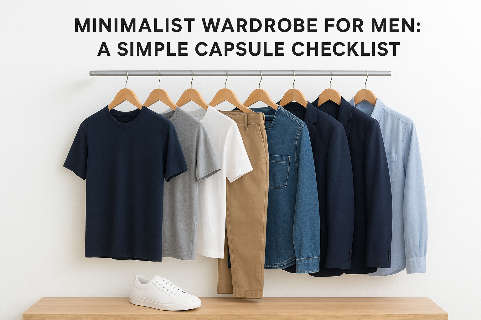 Minimalist Wardrobe For Men: A Simple Capsule Checklist