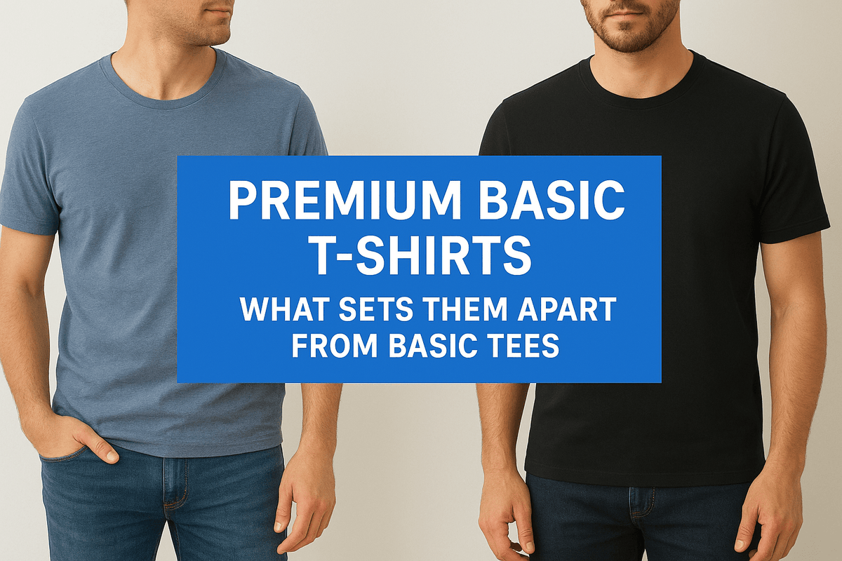 Premium Basic T-Shirts: What Sets Them Apart From Basic Tees - Somnad