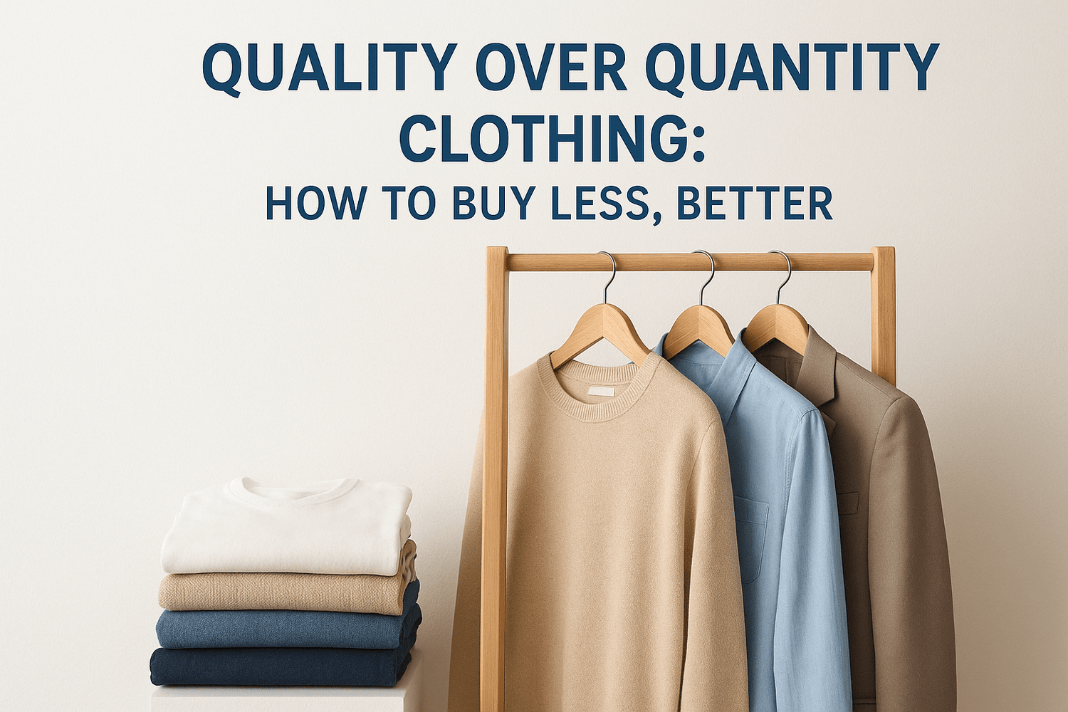 Quality Over Quantity Clothing: How To Buy Less, Better - Somnad