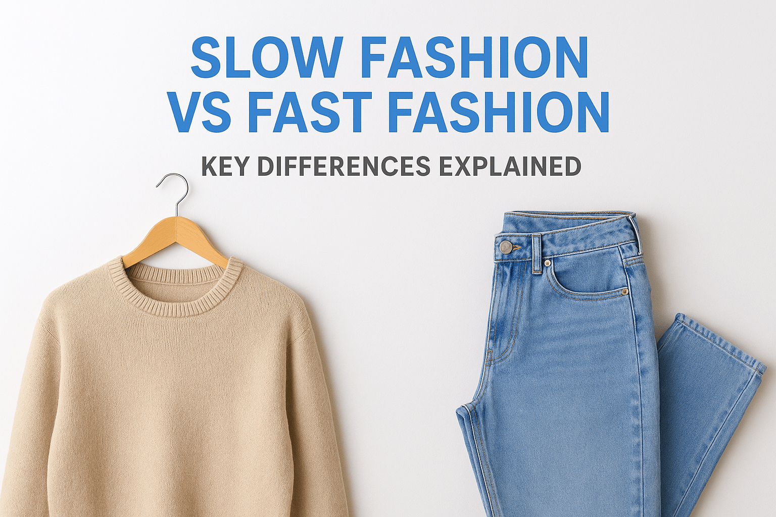 Slow Fashion vs Fast Fashion: Key Differences Explained - Somnad